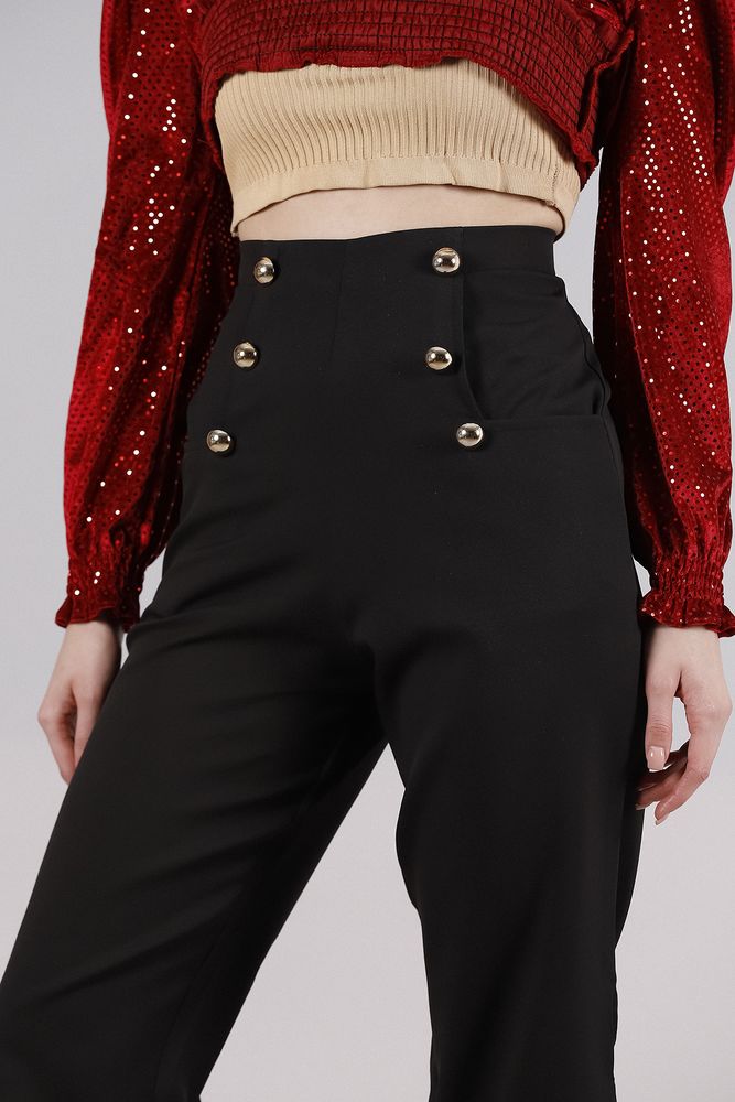 Buttoned Pocket Casual Trousers – Brand: Topshow – Women & Kids, Baby Clothes Wholesale – TheBS Women