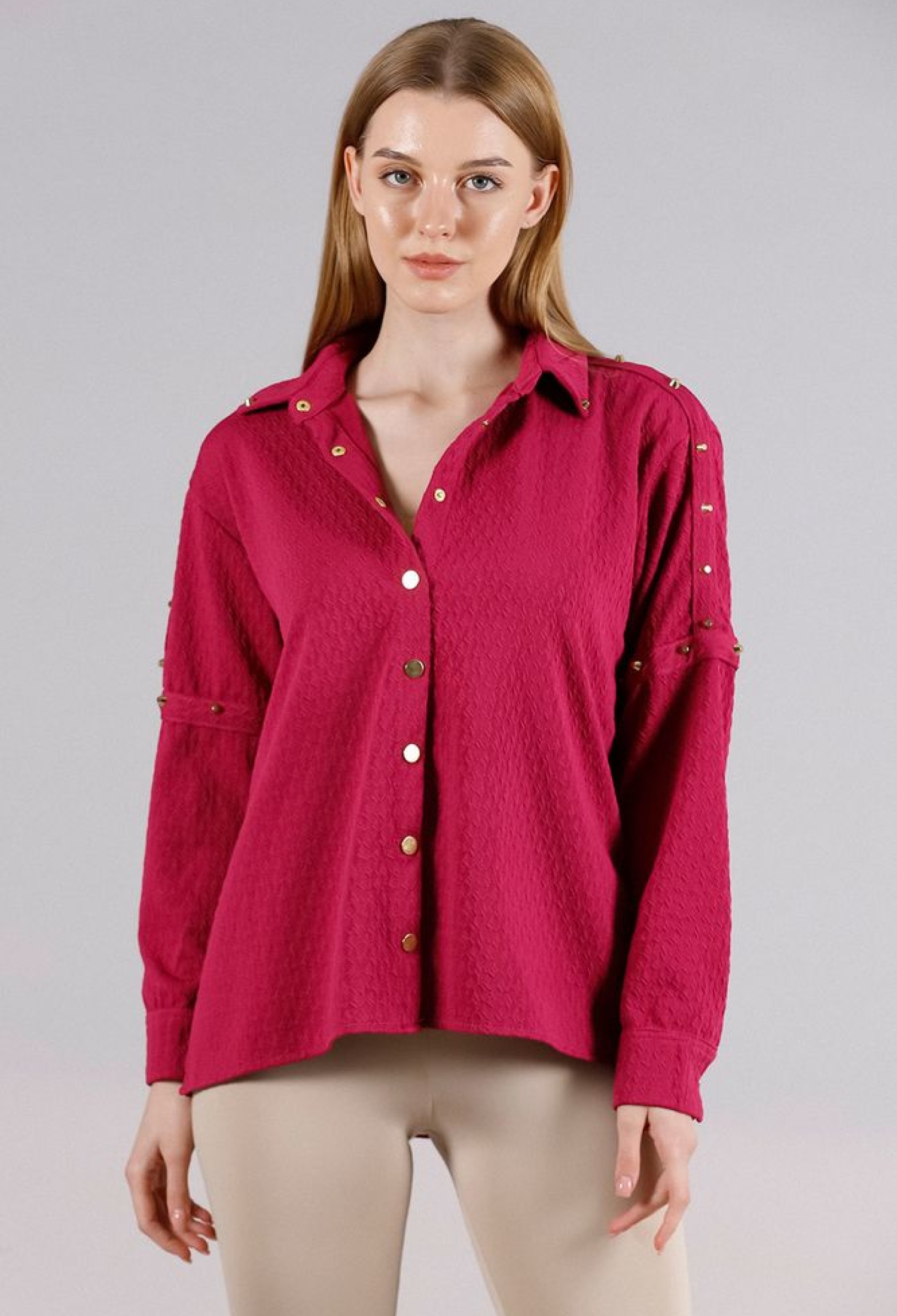 Drop Detailed Shirt - Brand: Topshow - Women & Kids, Baby Clothes Wholesale - TheBS Women