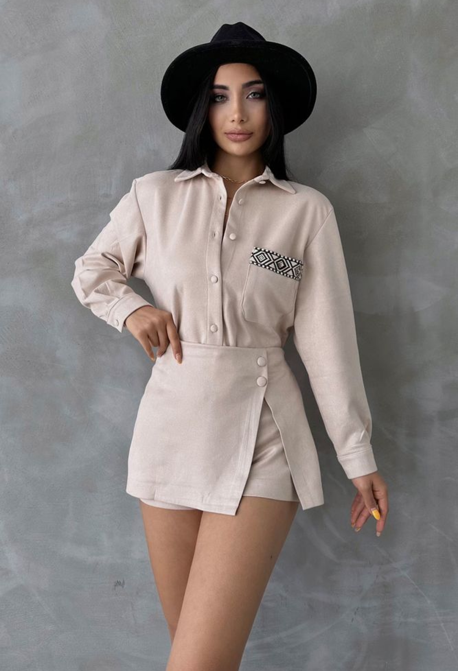 Suede Shirt - Brand: Topshow - Women & Kids, Baby Clothes Wholesale - TheBS Women