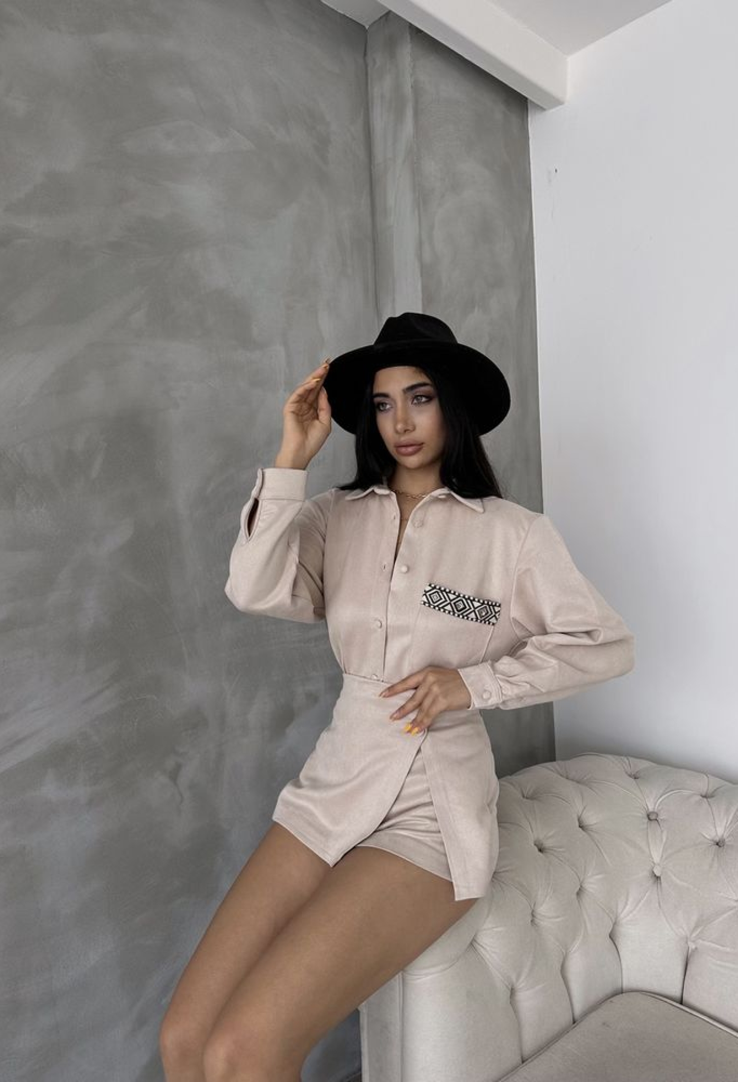 Suede Shirt - Brand: Topshow - Women & Kids, Baby Clothes Wholesale - TheBS Women