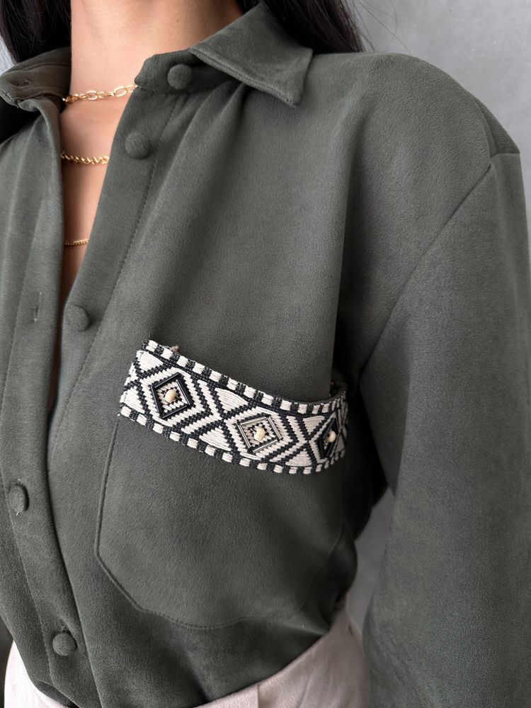 Suede Shirt – Brand: Topshow – Women & Kids, Baby Clothes Wholesale – TheBS Women