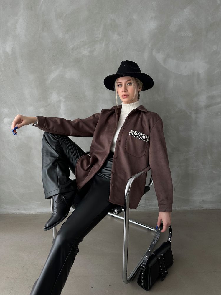 Suede Shirt – Brand: Topshow – Women & Kids, Baby Clothes Wholesale – TheBS Women