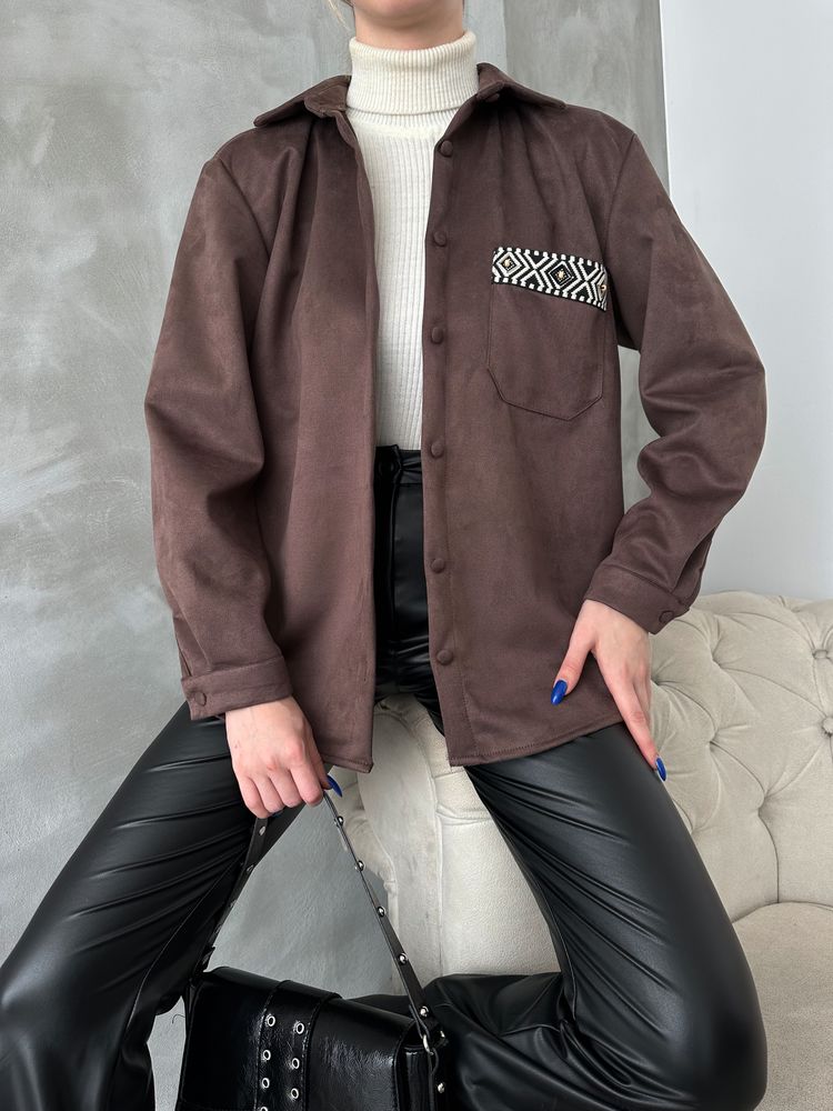 Suede Shirt – Brand: Topshow – Women & Kids, Baby Clothes Wholesale – TheBS Women