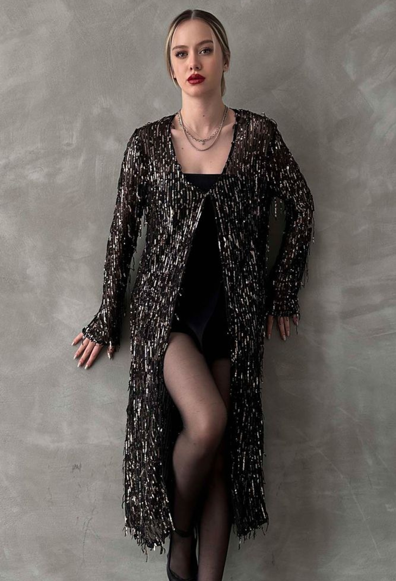 BlackF 1618 Long Cardigan - Brand: Topshow - Women & Kids, Baby Clothes Wholesale - TheBS Women