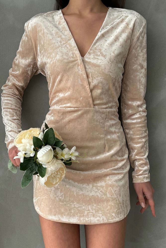 Above Knee Stone Dress - Brand: Topshow - Women & Kids, Baby Clothes Wholesale - TheBS Women