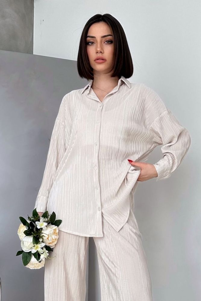 Taş F 1426 Accordion Shirt - Brand: Topshow - Women & Kids, Baby Clothes Wholesale - TheBS Women