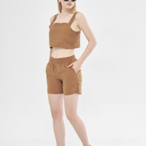 Linen Shorts - Brand: Evable - Women & Kids, Baby Clothes Wholesale - TheBS Women