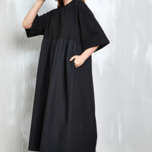 Combed Cotton Bottom Woven Oversize Long Dress 27258 - Brand: First Angels - Women & Kids, Baby Clothes Wholesale - TheBS Women