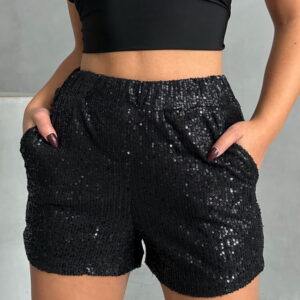 Sequined Wholesale Evening Shorts - Brand: Topshow - Women & Kids, Baby Clothes Wholesale - TheBS Women