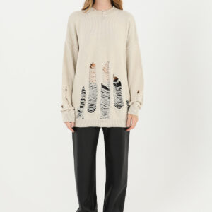 Ripped Knit Tunic - Brand: SOUL - Women & Kids, Baby Clothes Wholesale - TheBS Women