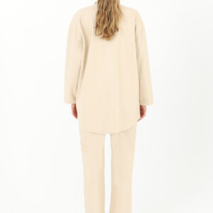 Leather Shirt With Mesh Detail - Brand: SOUL - Women & Kids, Baby Clothes Wholesale - TheBS Women