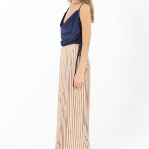 Pleated Long Satin Skirt - Brand: SOUL - Women & Kids, Baby Clothes Wholesale - TheBS Women