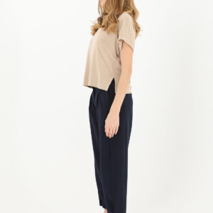 Pleated Front Buttoned Leg Trousers - Brand: Puane - Women & Kids, Baby Clothes Wholesale - TheBS Women