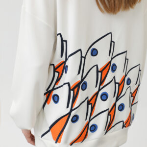 Women's Fish Embroidered Sweater - Brand: SOUL - Women & Kids, Baby Clothes Wholesale - TheBS Women