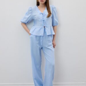 Elastic Waist Mueslin Pants - Brand: Levure - Women & Kids, Baby Clothes Wholesale - TheBS Women