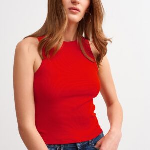 Ribbed Halter Neck Knitted Undershirt - Brand: la & vetta - Women & Kids, Baby Clothes Wholesale - TheBS Women