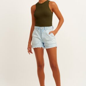 Ribbed Halter Neck Knitted Undershirt - Brand: la & vetta - Women & Kids, Baby Clothes Wholesale - TheBS Women