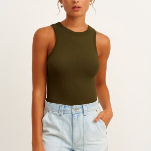 Ribbed Halter Neck Knitted Undershirt - Brand: la & vetta - Women & Kids, Baby Clothes Wholesale - TheBS Women