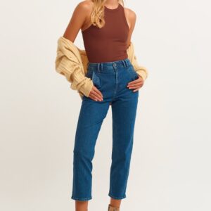 Ribbed Halter Neck Knitted Undershirt - Brand: la & vetta - Women & Kids, Baby Clothes Wholesale - TheBS Women