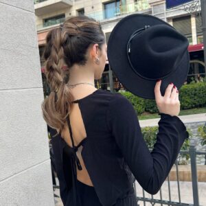 Bürümcük Fabric Pleated Back Detailed Set - Brand: la & vetta - Women & Kids, Baby Clothes Wholesale - TheBS Women