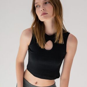 Corded Crop Knitted Blouse With Collar Detail - Brand: la & vetta - Women & Kids, Baby Clothes Wholesale - TheBS Women