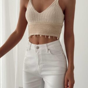 High Waist Regular Cut White Mom Jeans - Brand: LACARINO - Women & Kids, Baby Clothes Wholesale - TheBS Women