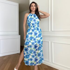 Halter Neck Glittery Yoryo Dress - Brand: STEPS - Women & Kids, Baby Clothes Wholesale - TheBS Women