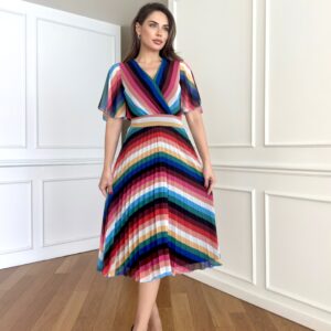 Multi Chiffon Dress - Brand: STEPS - Women & Kids, Baby Clothes Wholesale - TheBS Women