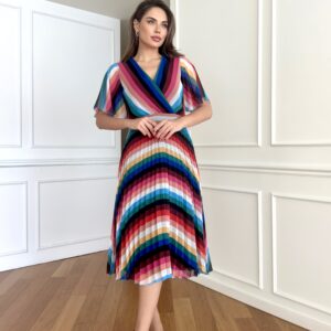 Multi Chiffon Dress - Brand: STEPS - Women & Kids, Baby Clothes Wholesale - TheBS Women