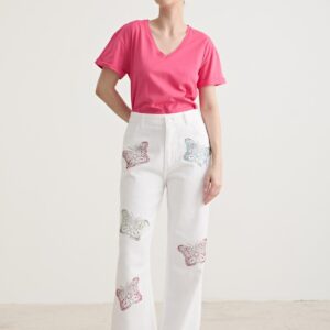 V Neck Sleeve Folded Tshirt - Brand: Levure - Women & Kids, Baby Clothes Wholesale - TheBS Women