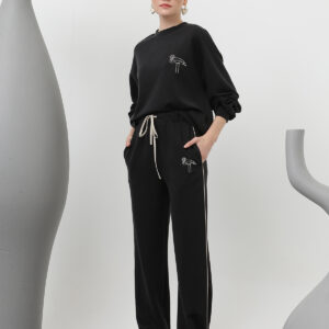 Swan Embroidered Tracksuit Set - Brand: SOUL - Women & Kids, Baby Clothes Wholesale - TheBS Women