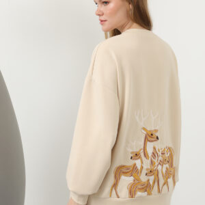 Back Deer Sweatshirt - Brand: SOUL - Women & Kids, Baby Clothes Wholesale - TheBS Women