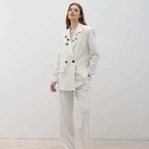 Front Button Detailed Zipper Pants - Brand: Levure - Women & Kids, Baby Clothes Wholesale - TheBS Women