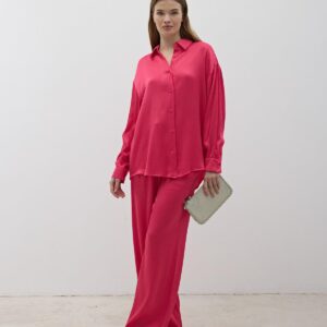 Women's Elastic Waist Satin Pants - Brand: Levure - Women & Kids, Baby Clothes Wholesale - TheBS Women