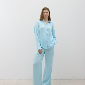 Women's Elastic Waist Satin Pants Baby - Brand: Levure - Women & Kids, Baby Clothes Wholesale - TheBS Women