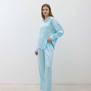 Women's Elastic Waist Satin Pants Baby - Brand: Levure - Women & Kids, Baby Clothes Wholesale - TheBS Women