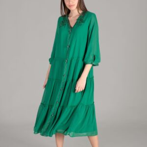 Apron Collar Chiffon Dress - Brand: GUMANIZE - Women & Kids, Baby Clothes Wholesale - TheBS Women