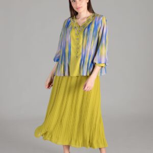 V Neck Embroidered Empirme Suit - Brand: GUMANIZE - Women & Kids, Baby Clothes Wholesale - TheBS Women