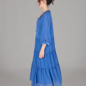 Apron Collar Chiffon Dress - Brand: GUMANIZE - Women & Kids, Baby Clothes Wholesale - TheBS Women
