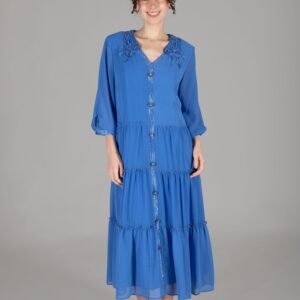 Apron Collar Chiffon Dress - Brand: GUMANIZE - Women & Kids, Baby Clothes Wholesale - TheBS Women