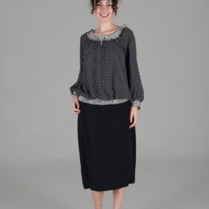 Kayak Ruffle Collar Polka Dot Chiffon Suit - Multicolor - Brand: GUMANIZE - Women & Kids, Baby Clothes Wholesale - TheBS Women