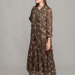 Scarf Collar Yoryo Empirme Dress - Brand: GUMANIZE - Women & Kids, Baby Clothes Wholesale - TheBS Women