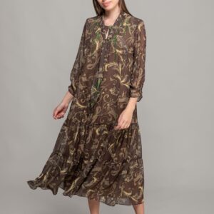 Scarf Collar Yoryo Empirme Dress - Brand: GUMANIZE - Women & Kids, Baby Clothes Wholesale - TheBS Women