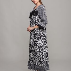 Round Neck Satin Empirme Dress - Brand: GUMANIZE - Women & Kids, Baby Clothes Wholesale - TheBS Women