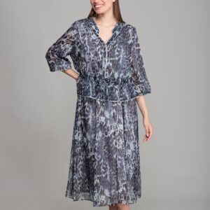 V Neck Yoryo Chiffon Dress - Brand: GUMANIZE - Women & Kids, Baby Clothes Wholesale - TheBS Women