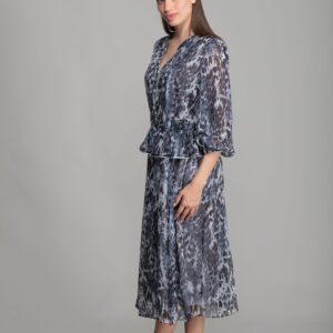 V Neck Yoryo Chiffon Dress - Brand: GUMANIZE - Women & Kids, Baby Clothes Wholesale - TheBS Women