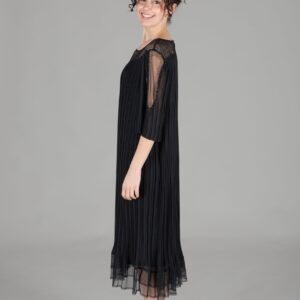 Oval Collar Stone Pleated Dress - Brand: GUMANIZE - Women & Kids, Baby Clothes Wholesale - TheBS Women