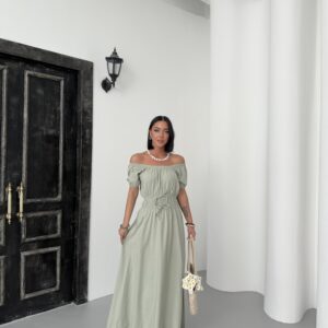 Plain Elastic Dress - Brand: My Fashion - Women & Kids, Baby Clothes Wholesale - TheBS Women