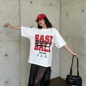 White 100% Cotton Printed Oversize T-shirt 29179 - Brand: First Angels - Women & Kids, Baby Clothes Wholesale - TheBS Women