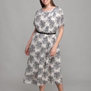 Round Neck Chiffon Dress - Brand: GUMANIZE - Women & Kids, Baby Clothes Wholesale - TheBS Women